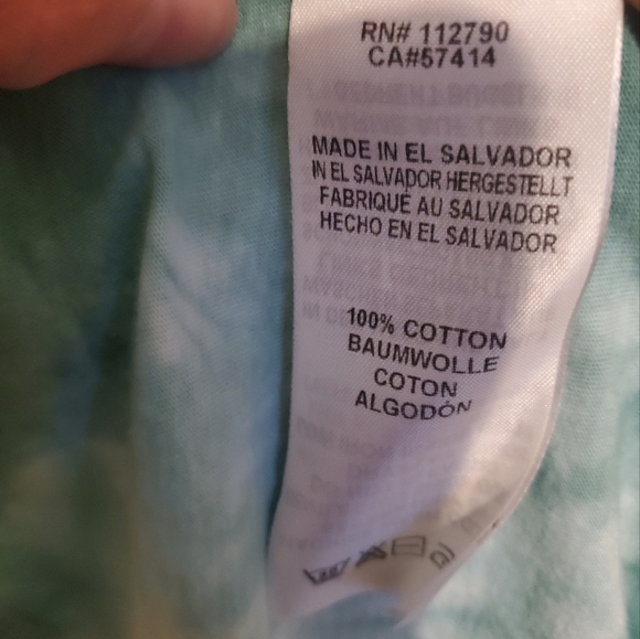 TRUE RELIGION - WOMENS TIE DYE CLASSIC DEEP V NECK T-SHIRT - Picture 6 of 6